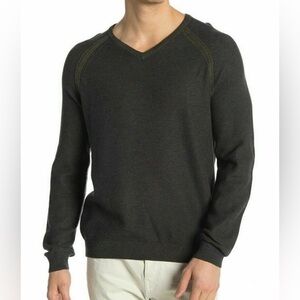 2 (in different colors) Tailor Vintage Reversible Casual Cotton V-Neck Sweaters